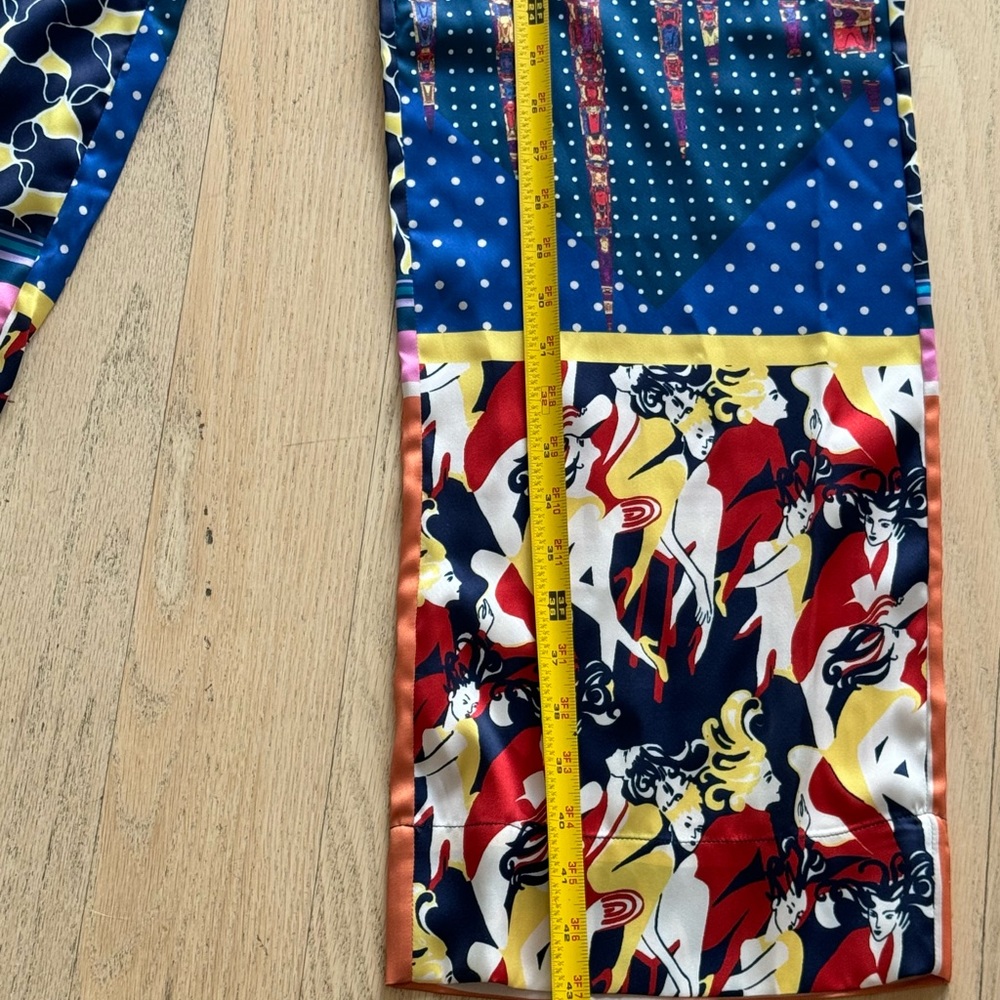 STAUD Multicolor Patchwork Pants - Picture 9 of 16